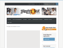 Tablet Screenshot of boyleheightsbeat.com